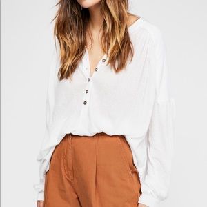 FREE PEOPLE WHITE TUNIC
